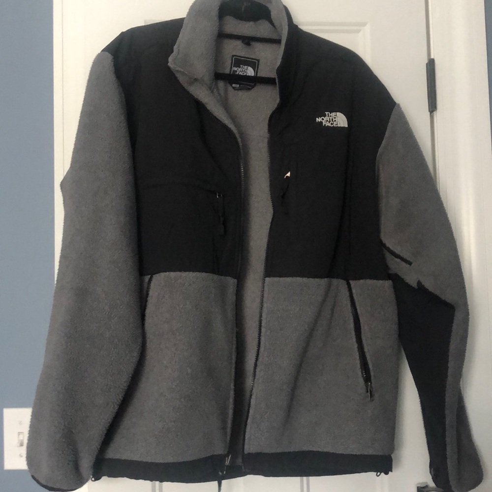 Black and Gray North Face Clay